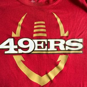 Nike DRI-FIT Men's NFL Team Apparel San Francisco 49ers T-Shirt Red Sz XL